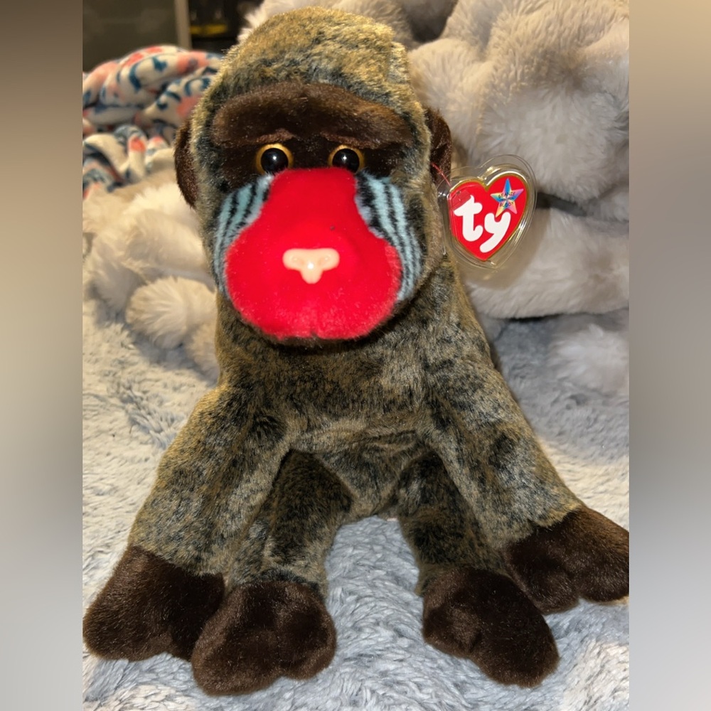 Ty Beanie Baby Cheeks The Baboon